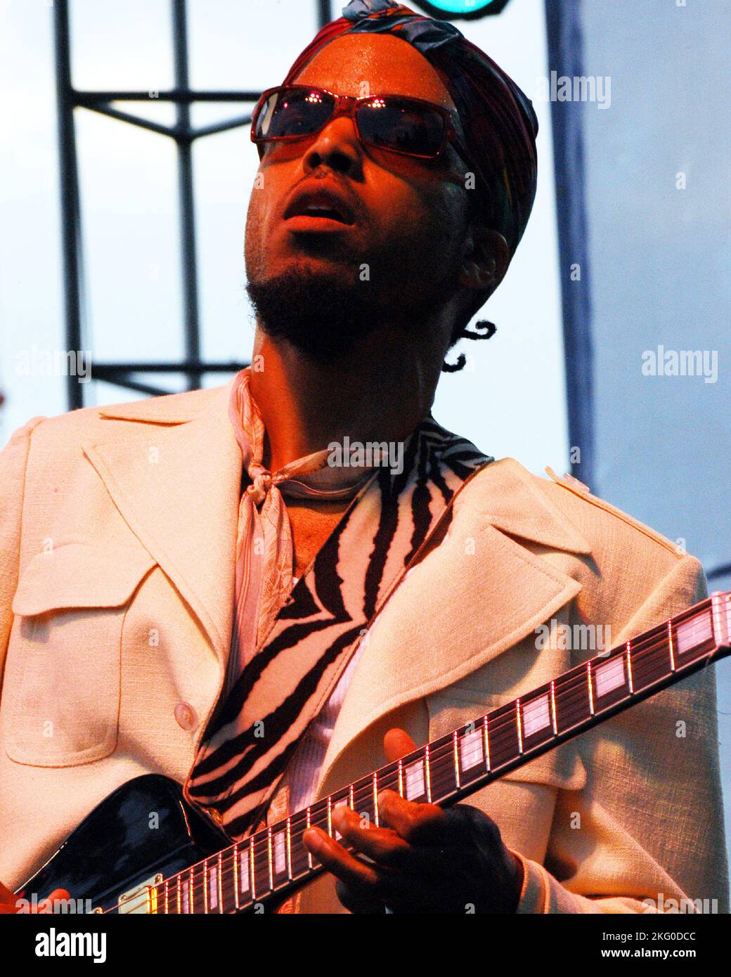 Van Hunt performs during the On The Bricks concert series at Centennial