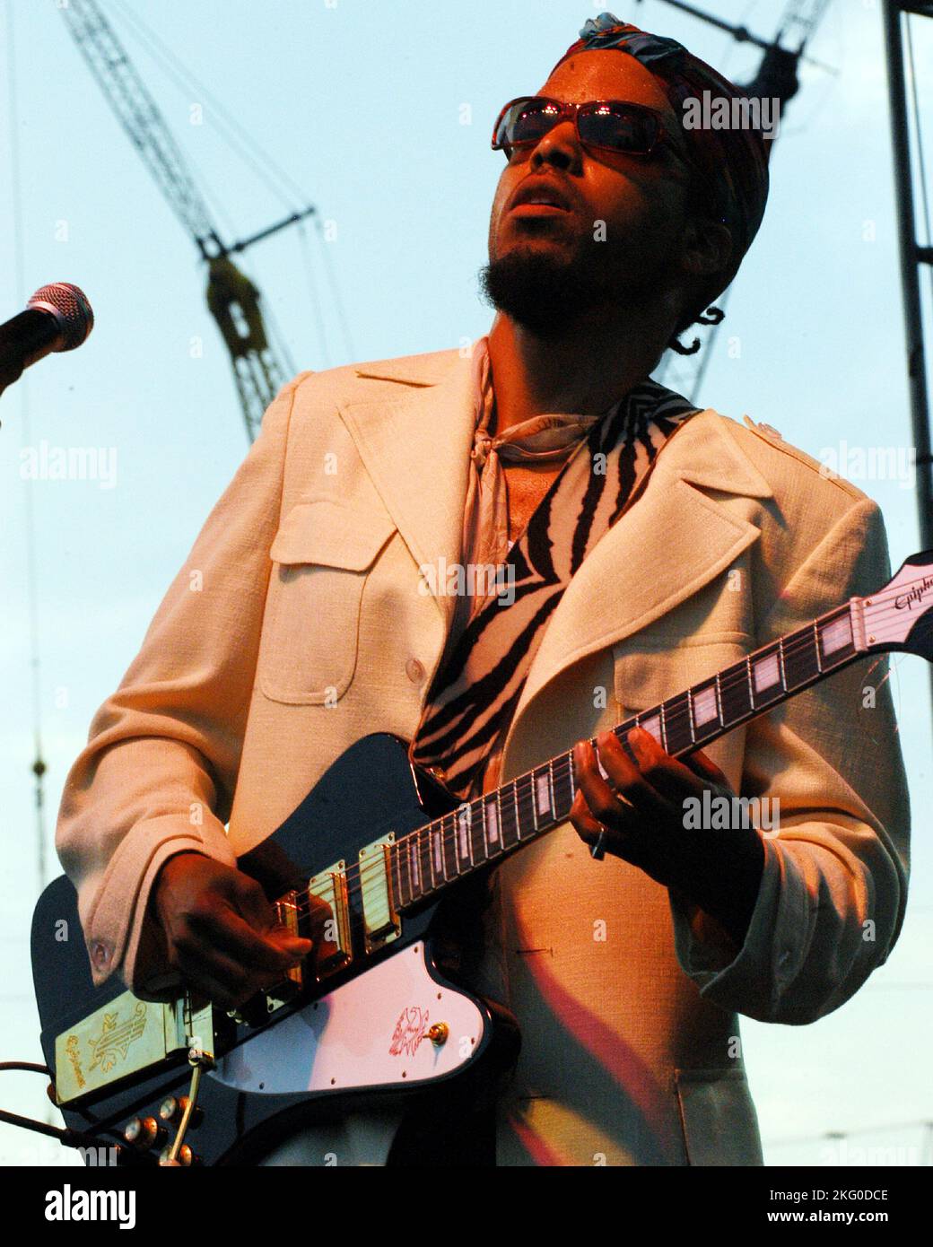 Van Hunt performs during the On The Bricks concert series at Centennial