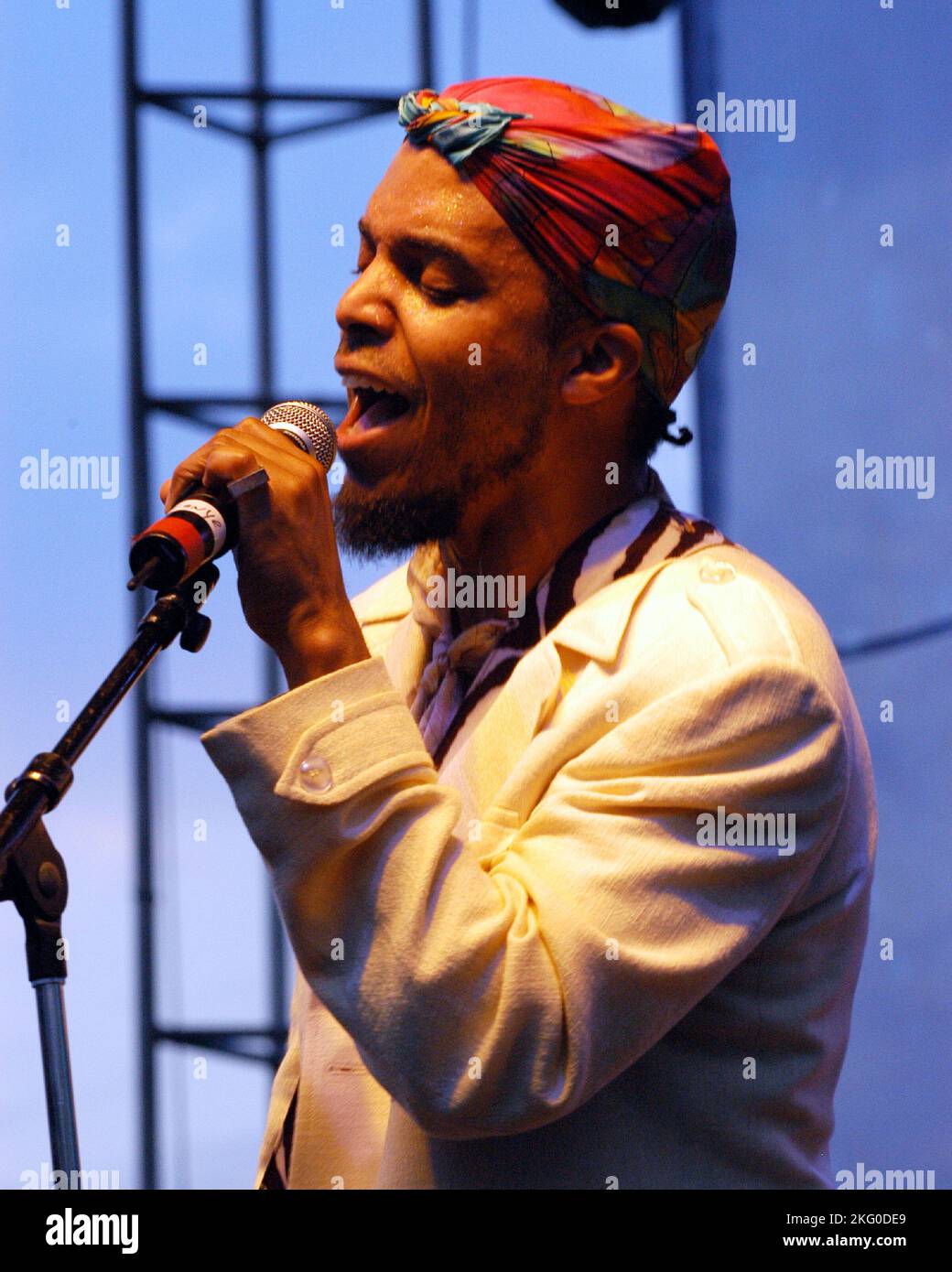 Van Hunt performs during the On The Bricks concert series at Centennial ...