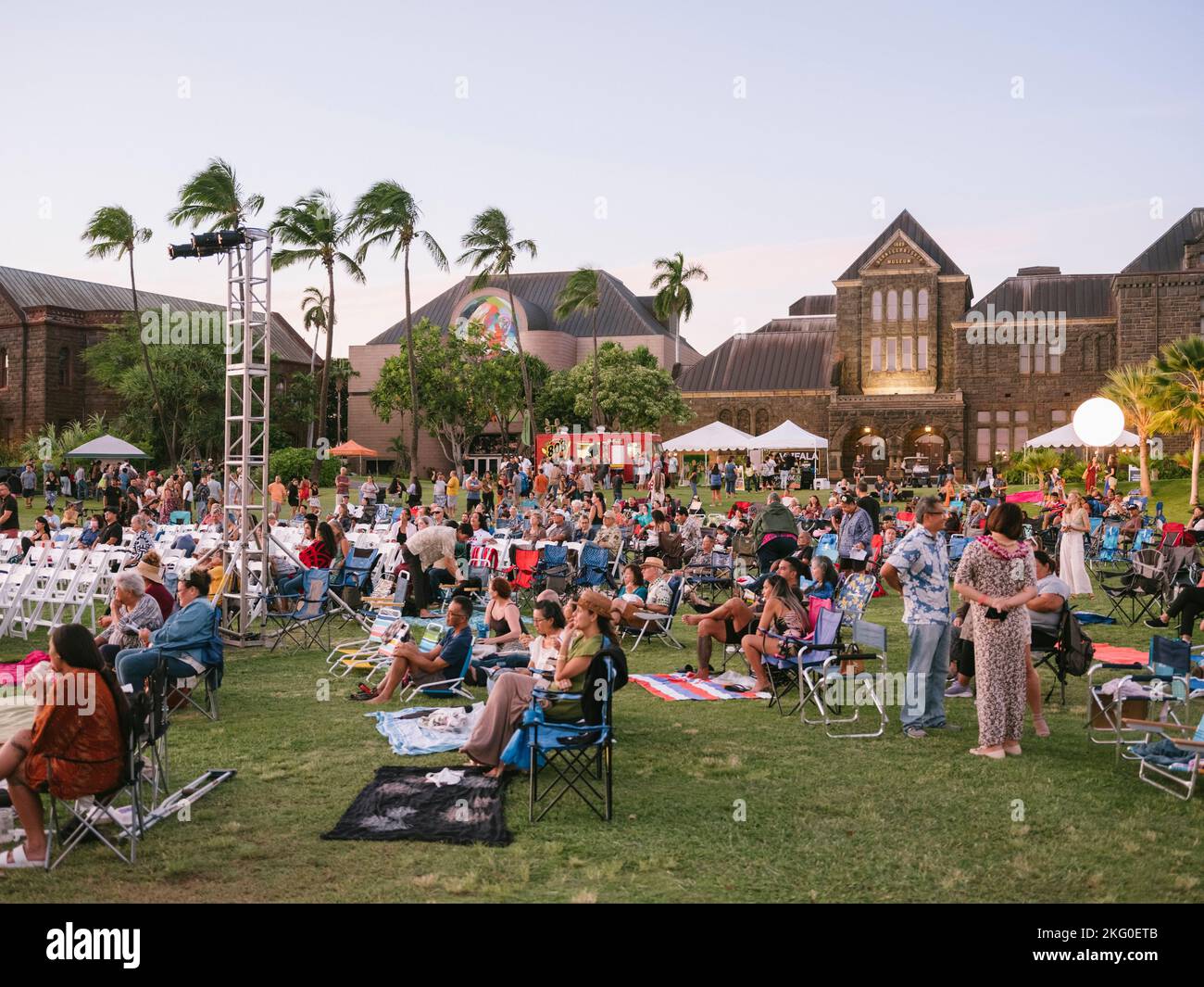 NOV 3, 2022: Screening of The Wind and the Reckoning at the 42nd Annual Hawaii International Film Festival presented by Halekulani Stock Photo
