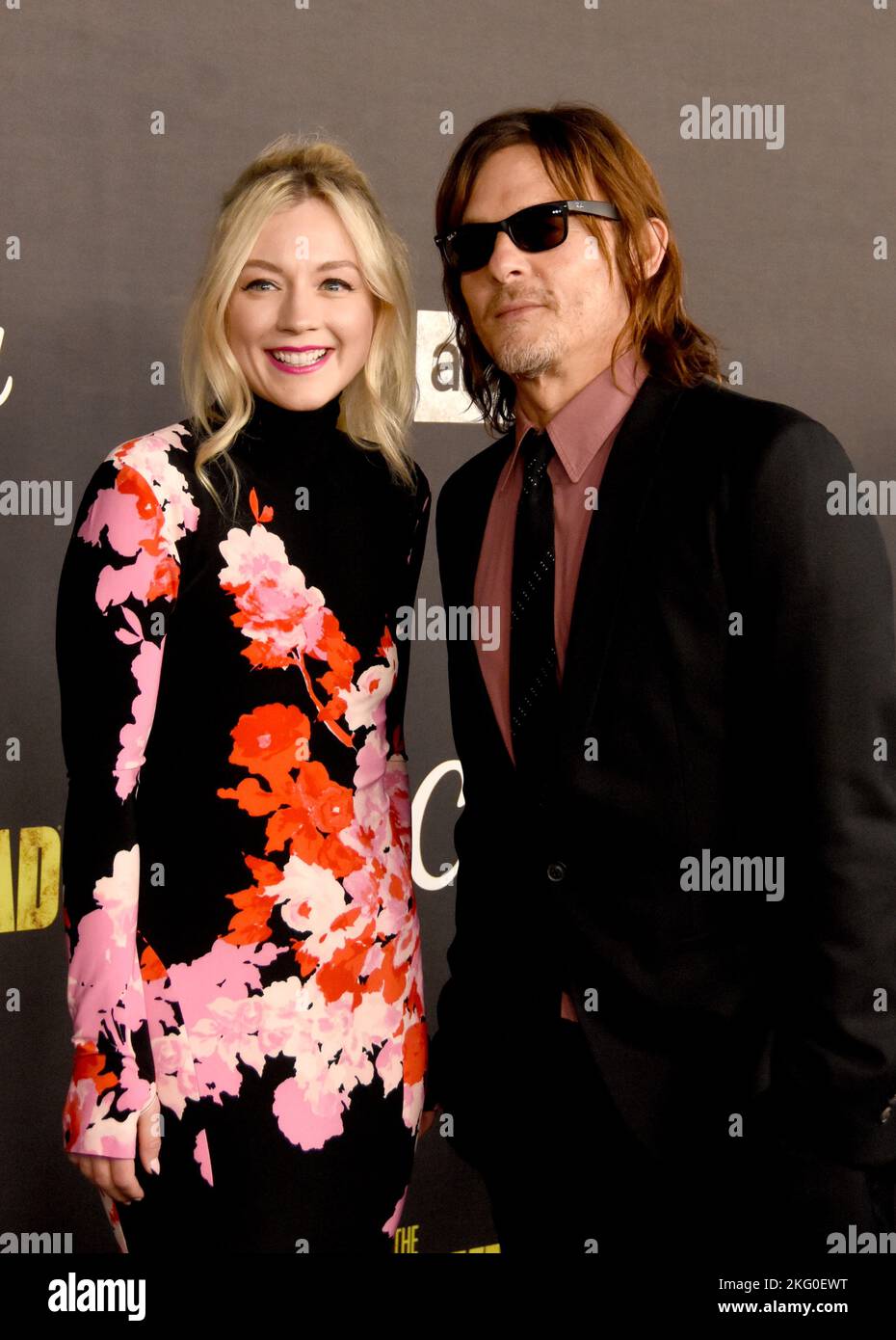 Los Angeles, California, USA 20th November 2022 Actress/singer Emily Kinney  and Actor Norman Reedus attend The Walking Dead Live - The Finale Event at  Orpheum Theatre on November 20, 2022 in Los