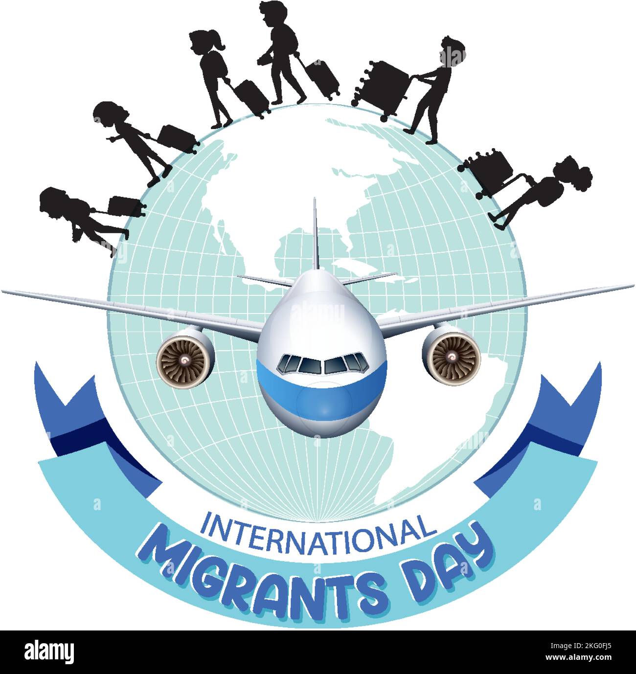 International Migrants Day Banner Design illustration Stock Vector ...
