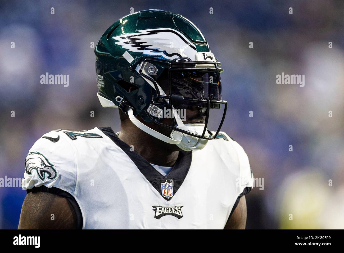 November 20, 2022: Philadelphia Eagles wide receiver A.J. Brown (11) runs  with the ball during NFL game against the Indianapolis Colts in  Indianapolis, Indiana. John Mersits/CSM Stock Photo - Alamy