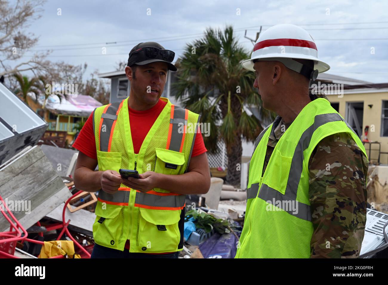 Paul Sadowski, a USACE Hurricane Ian infrastructure team member and