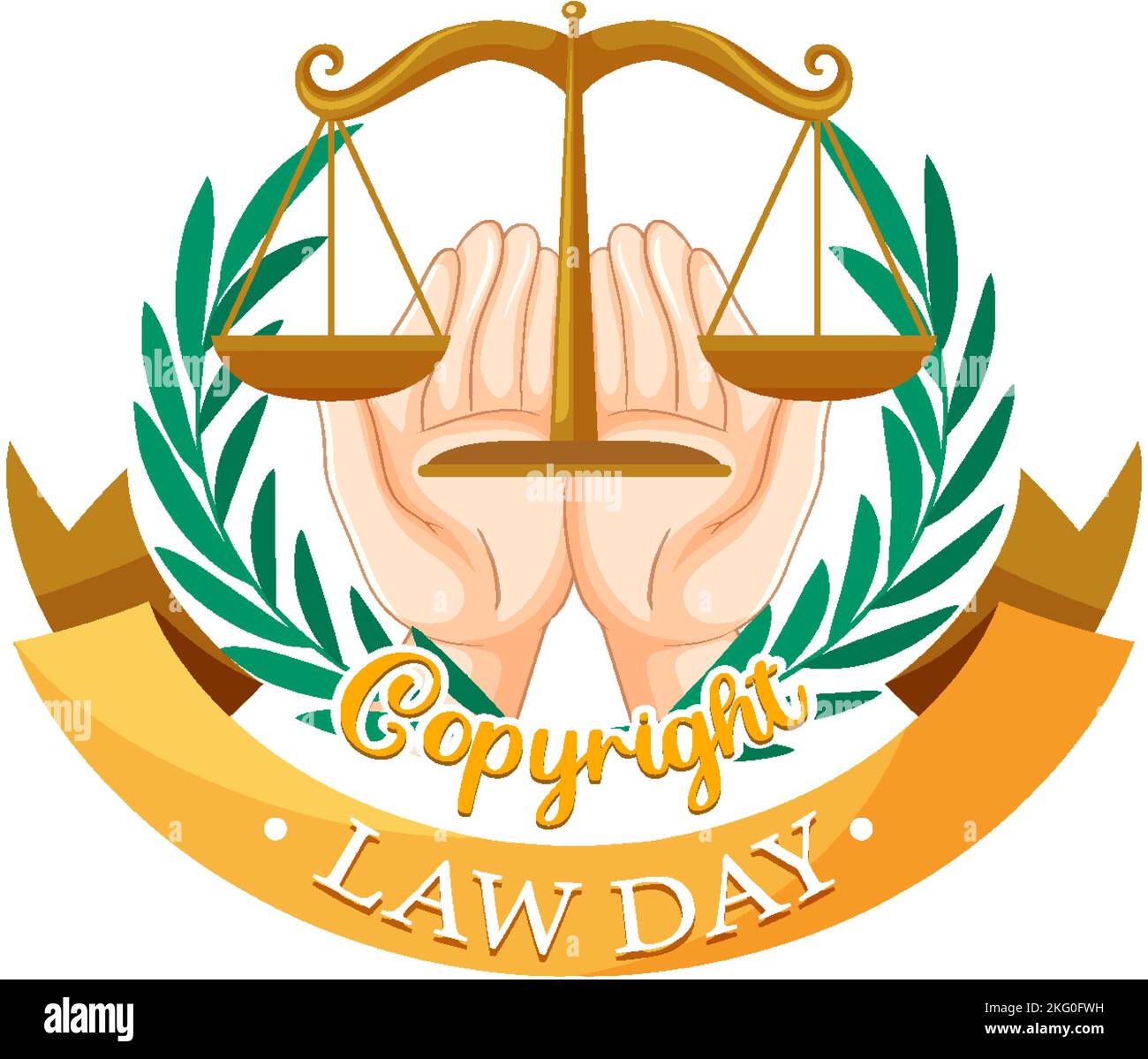 Copyright Law Day Banner Design illustration Stock Vector Image & Art