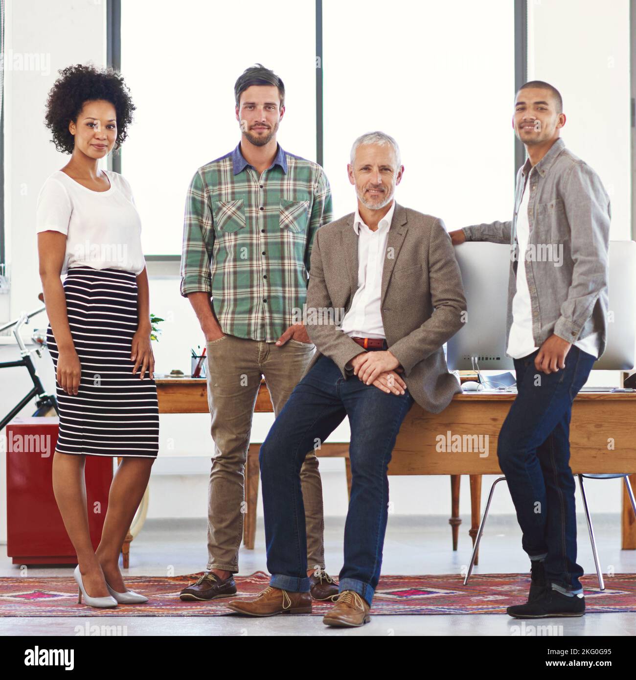 Diverse young adults professionals hi-res stock photography and images -  Alamy, image size:1300x1390