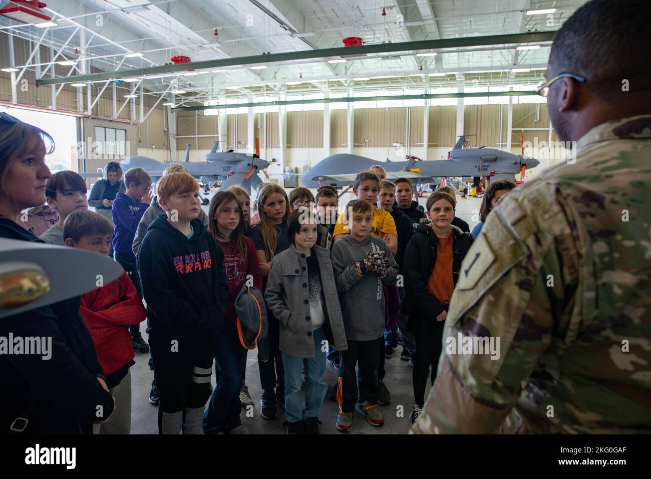 U.S. Army Spc. Ashton Etheredge, a unmanned aircraft systems maintainer