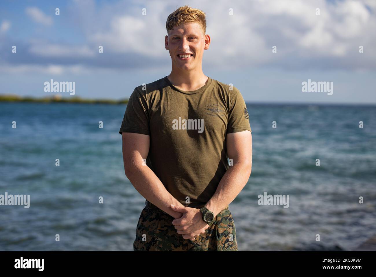 U.S. Marine Corps Cpl. Jackson Olson, a Sturgeon Bay, Wisconsin, native