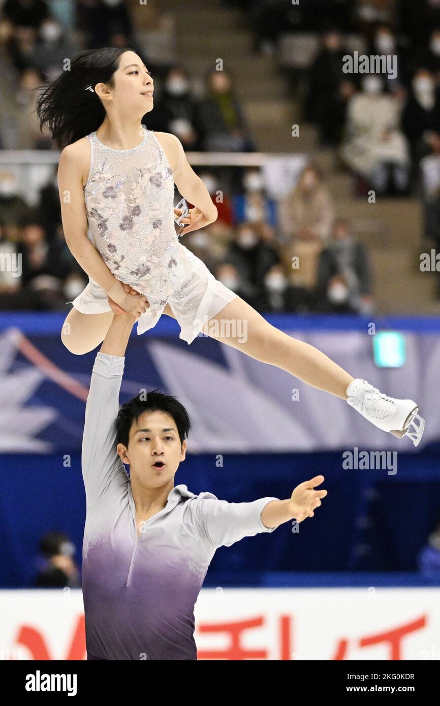 Hokkaido, Japan. Credit MATSUO. 19th Nov, 2022. Riku Miura & Ryuichi