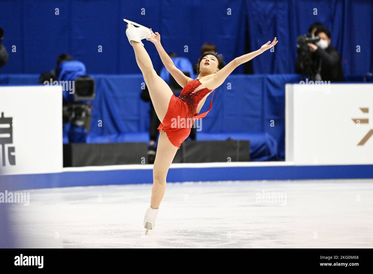 Hokkaido, Japan. Credit MATSUO. 19th Nov, 2022. Kaori Sakamoto (JPN
