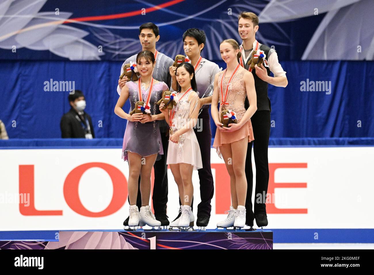 Hokkaido, Japan. Credit MATSUO. 19th Nov, 2022. (LR) Emily Chan