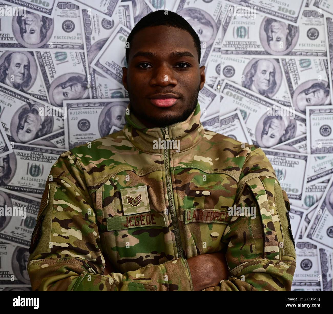 U.S. Air Force Staff Sgt. Donald Jegede, 8th Comptroller Squadron