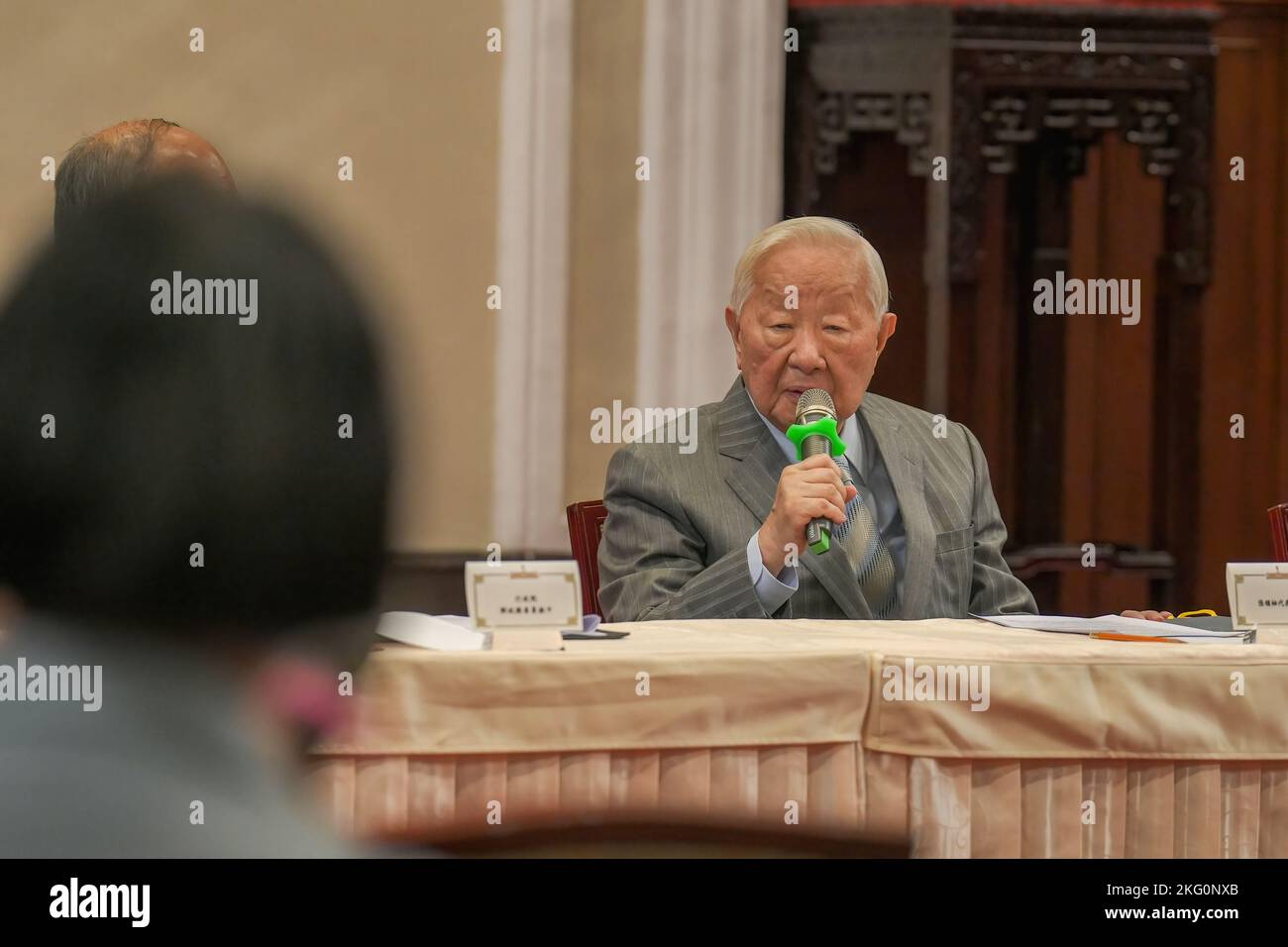 Taipei, Taiwan. 21st Nov, 2022. Morris Chang, Founder and former CEO of