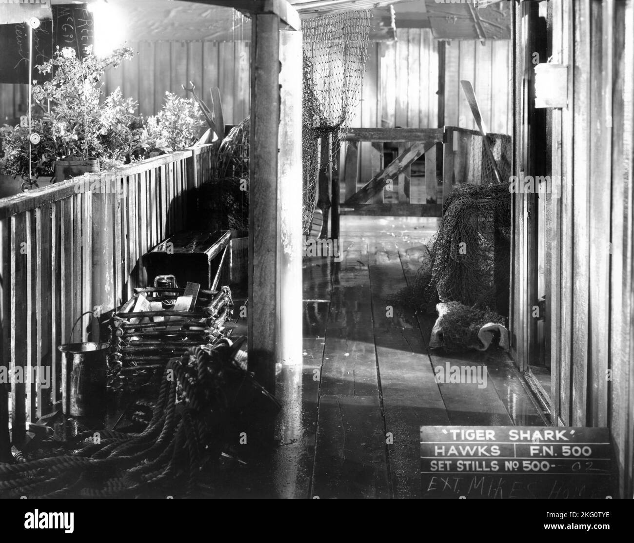 Set Reference Photo for EDWARD G. ROBINSON and ZITA JOHANN in TIGER