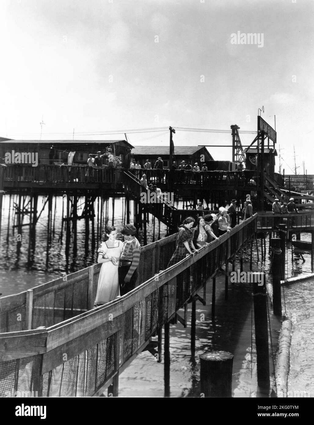 EDWARD G. ROBINSON and ZITA JOHANN in TIGER SHARK 1932 director HOWARD