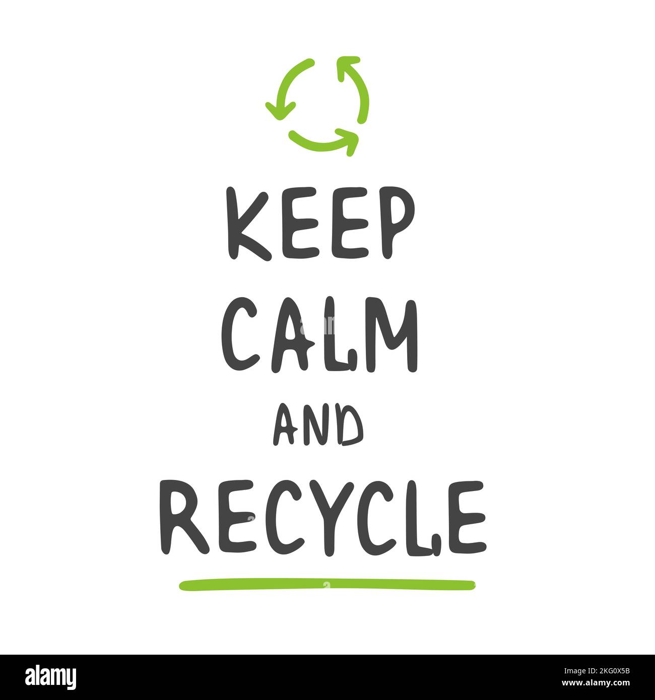 Reduce recycle reuse poster Cut Out Stock Images & Pictures - Alamy