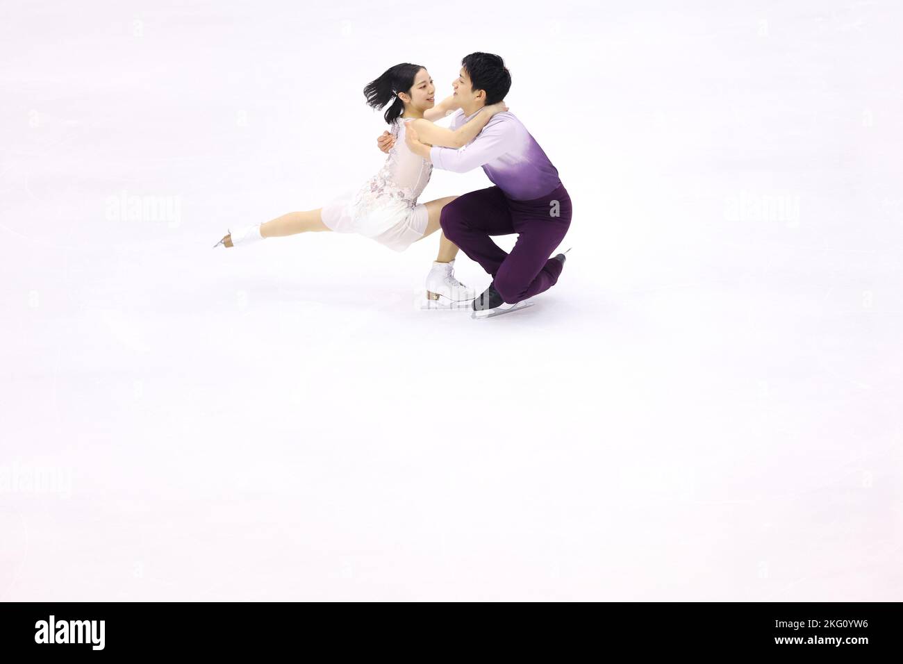 Hokkaido, Japan. 19th Nov, 2022. Riku Miura & Ryuichi Kihara (JPN) Figure Skating ISU Grand
