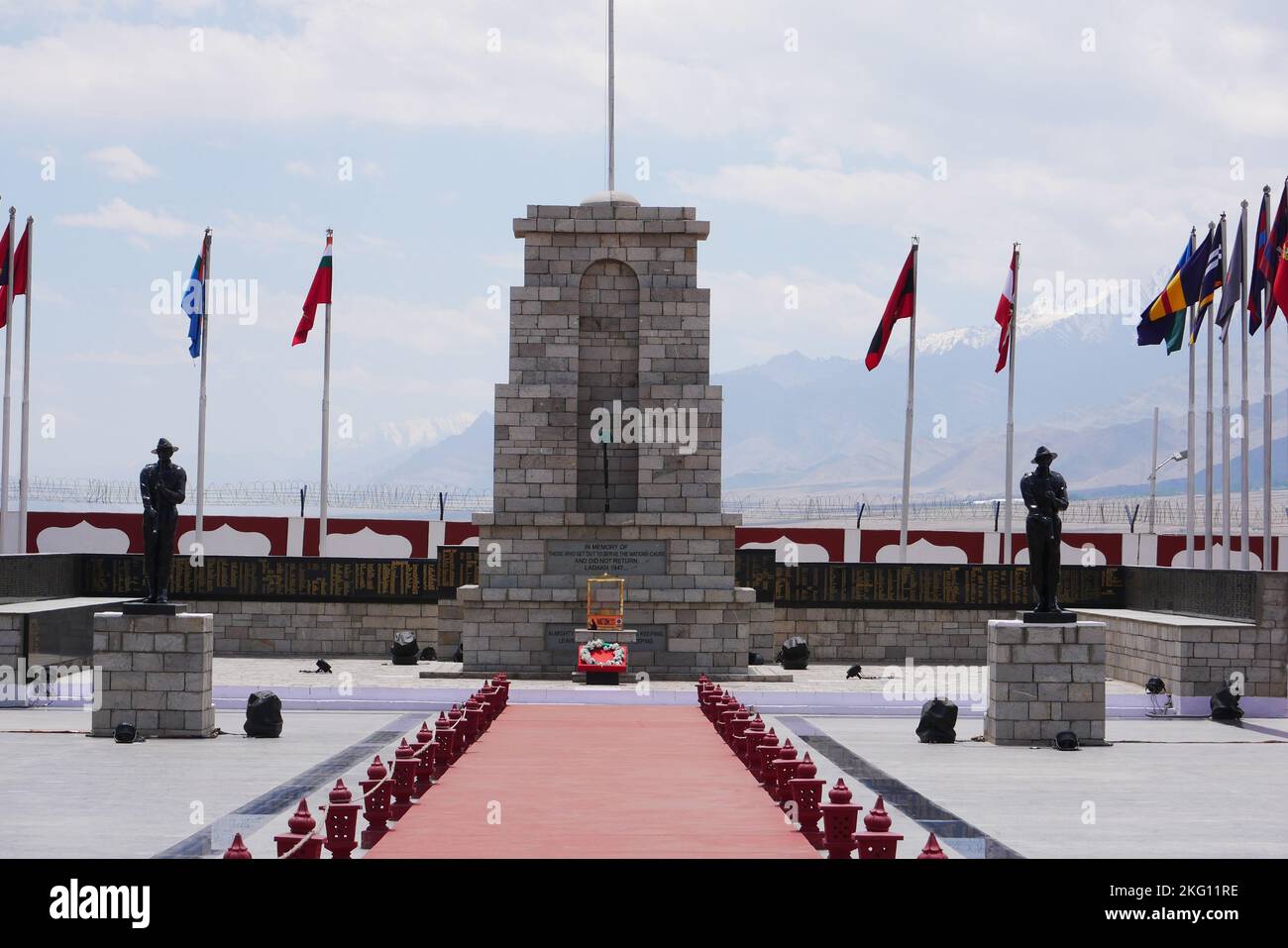 The Hall of Fame War Memorial in Leh Stock Photo Alamy