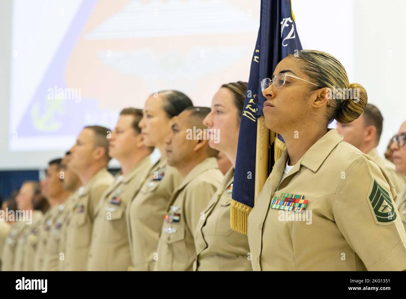Sailors and Marines selected for advancement to the rank of chief petty