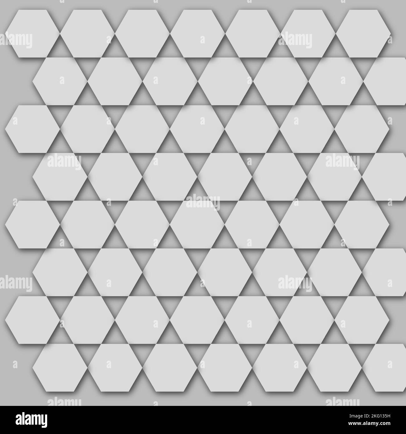 3D Hexagon Pattern Stock Vector