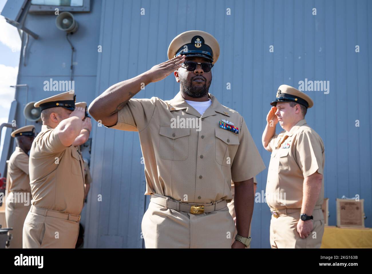 221021-N-LK647-1248 ATLANTIC OCEAN—Chief Machinist’s Mate Michael Joint ...