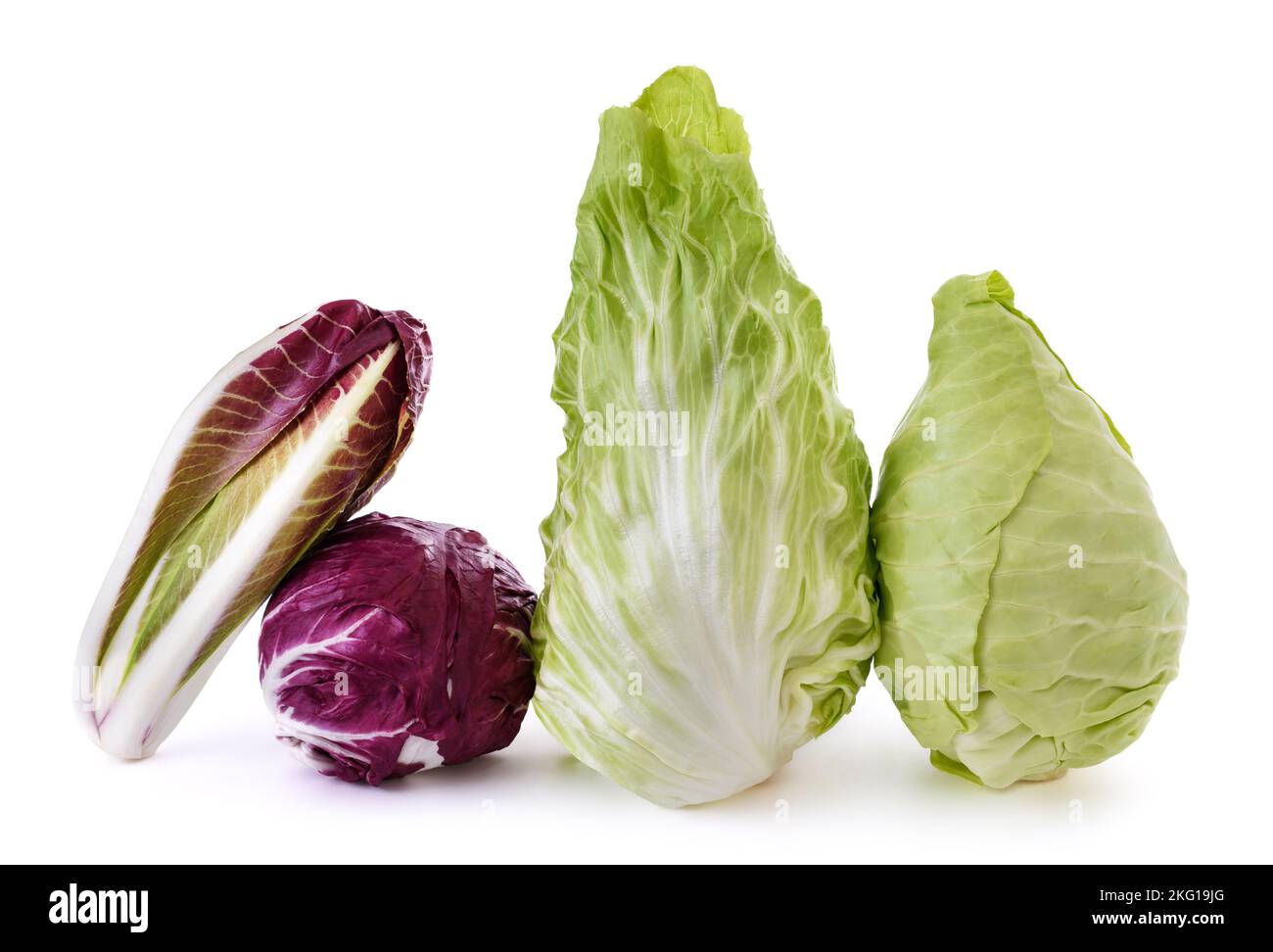 Mix of vegetables isolated on white background Stock Photo