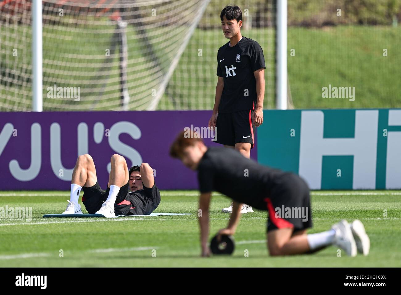 The Argentina national football team is training for FIFA World Cup Qatar  2022 in Doha City, Qatar, 18 November, 2022. (Photo by ChinaImages/Sipa USA  Stock Photo - Alamy