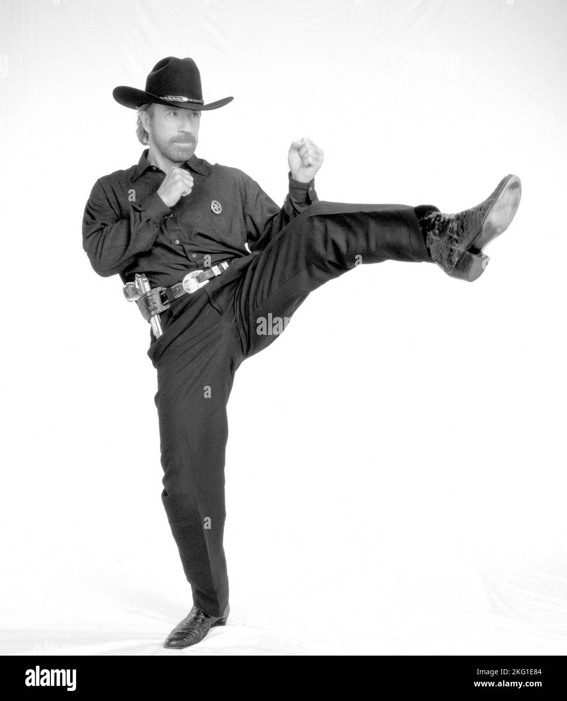 Chuck norris texas ranger Black and White Stock Photos & Images Alamy