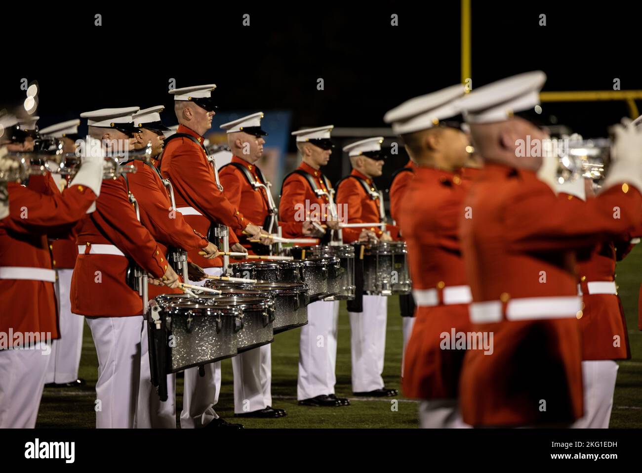 Marines with “The Commandant’s Own,” U.S. Marine Drum and Bugle Corps ...