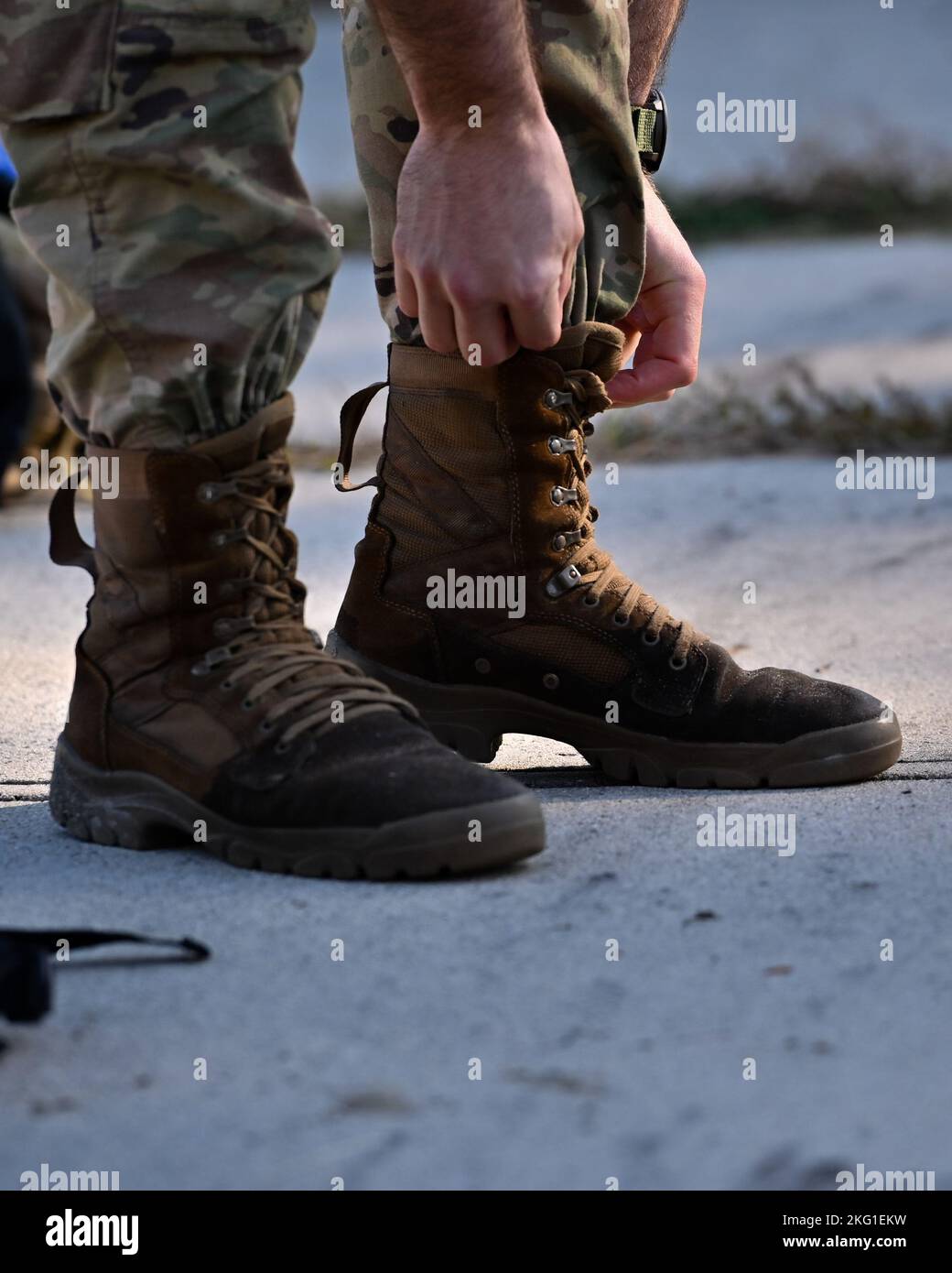 A U S Army Soldier Assigned To The 77th Sustainment Brigade Prepares a-u-s-army-soldier-assigned-to-the-77th-sustainment-brigade-prepares