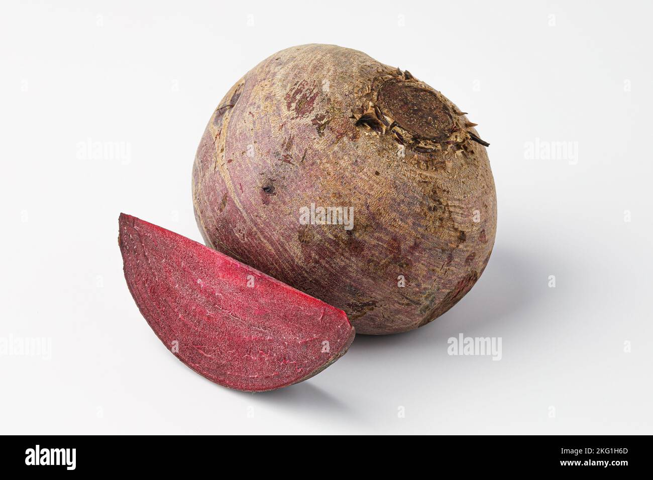 beet, beta vulgaris isolated on white background Stock Photo