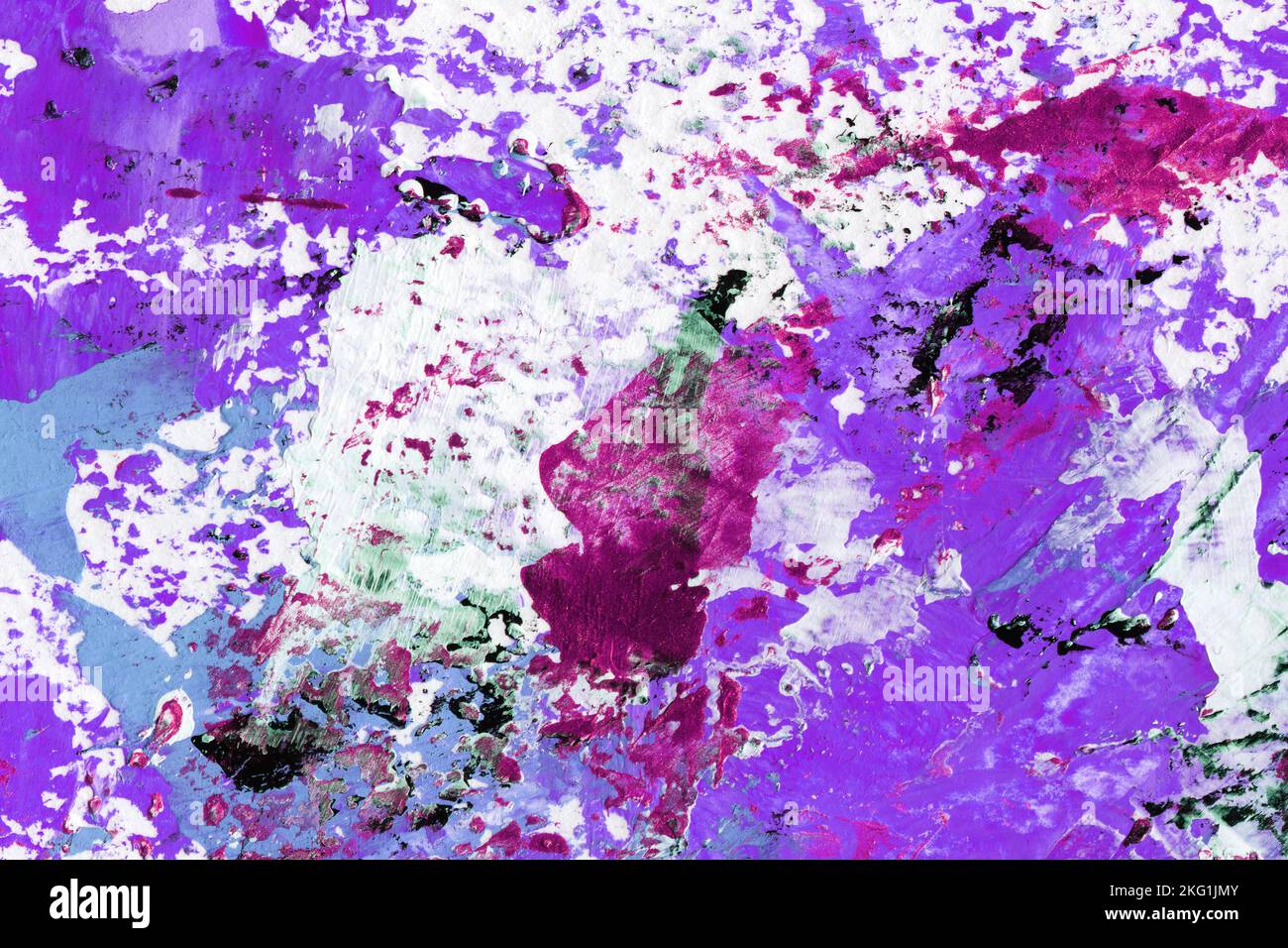 Hand drawn abstract multicolored acrylic texture. Colourful background. Stock Photo