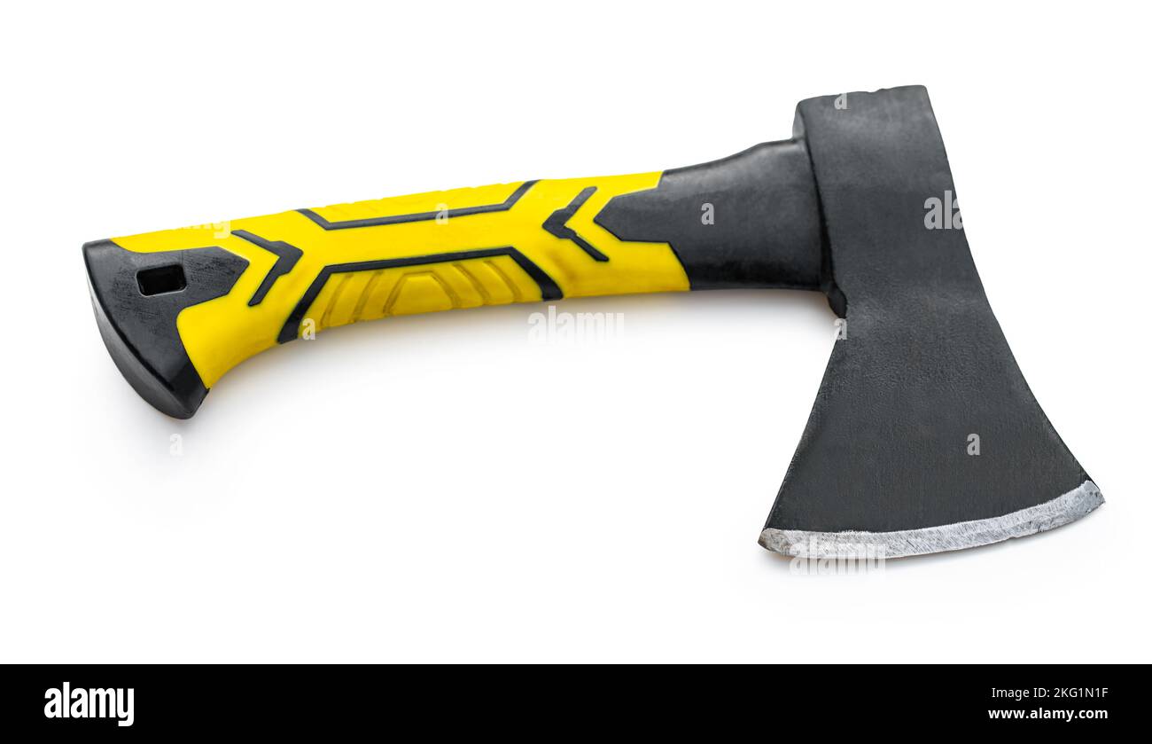 work tool, new ax on a white isolated background Stock Photo - Alamy