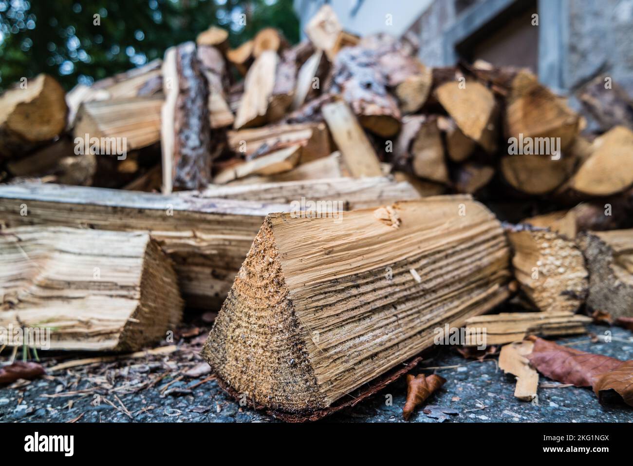 Burning dry wood in fireplace hi-res stock photography and images - Alamy