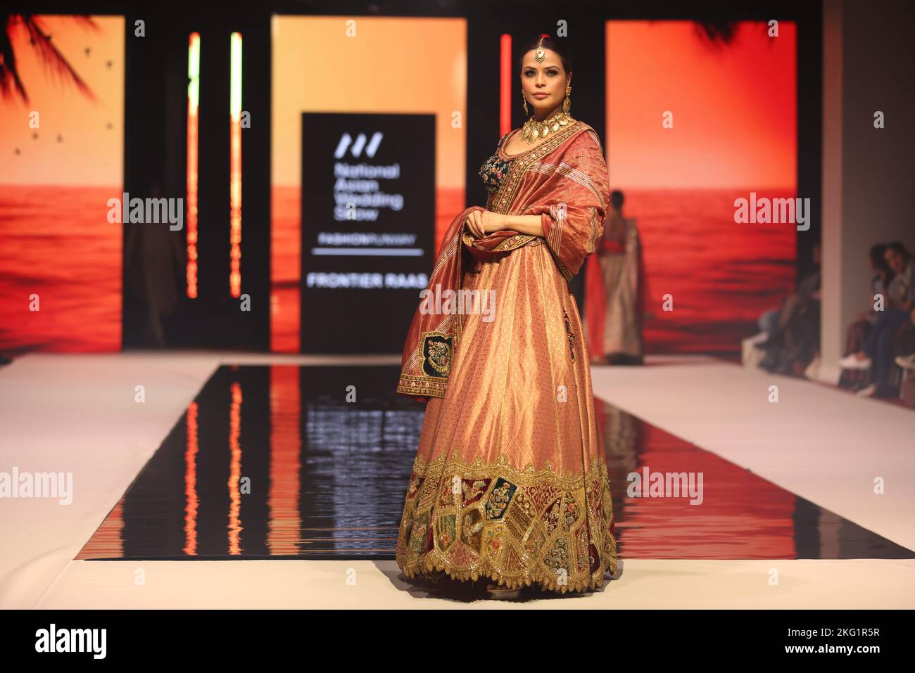 The National Asian Wedding Show 2022, the event held in Hammersmith, West London for the last 18 year's is the largest Asian Wedding show in Europe. Stock Photo