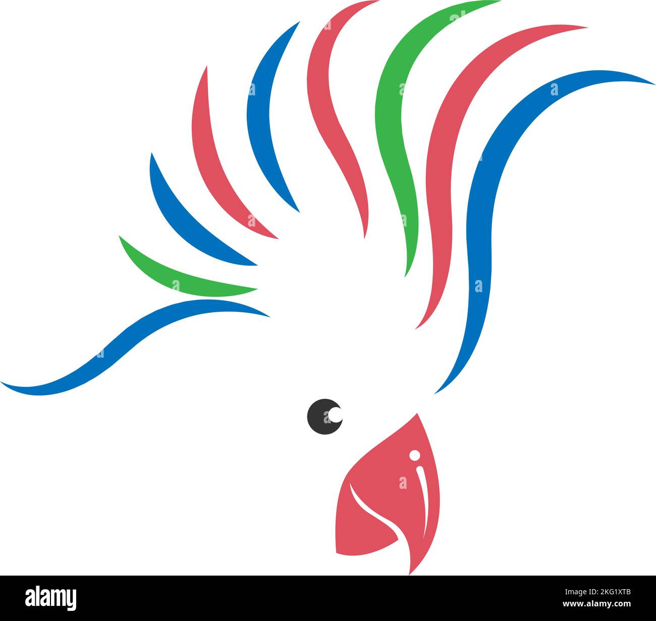 Parrot logo icon design illustration Stock Vector Image & Art - Alamy