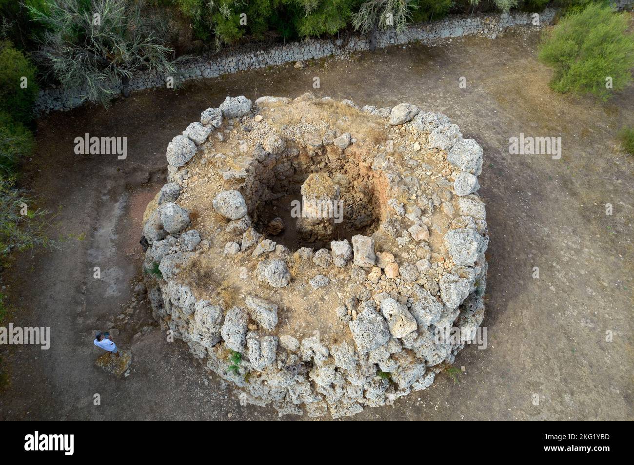 Son Fred archaeological site.Sencelles.Mallorca Island.Spain Stock Photo