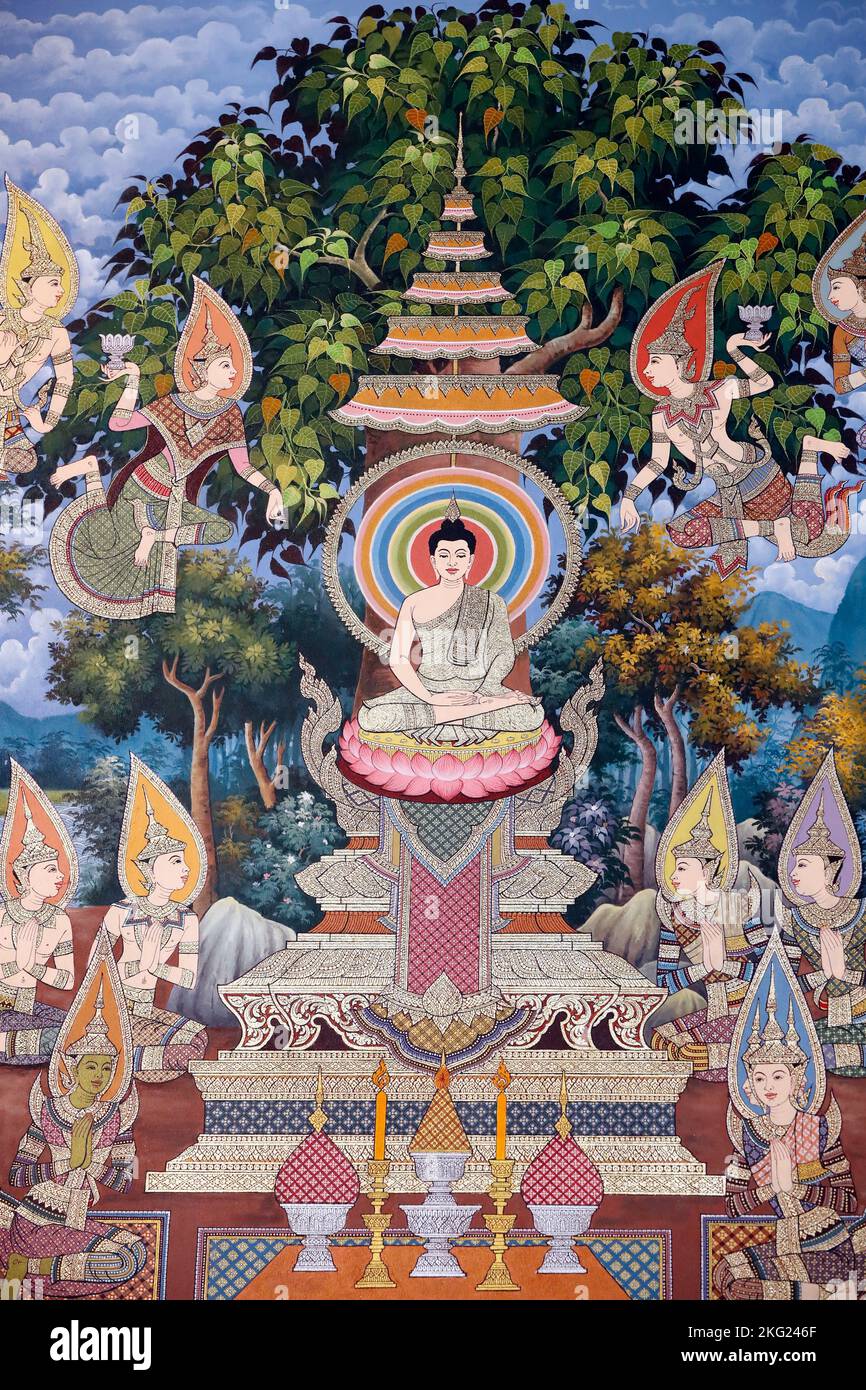 The Life Of The Buddha Siddhartha Gautama Wat Maniratanaram Monastery