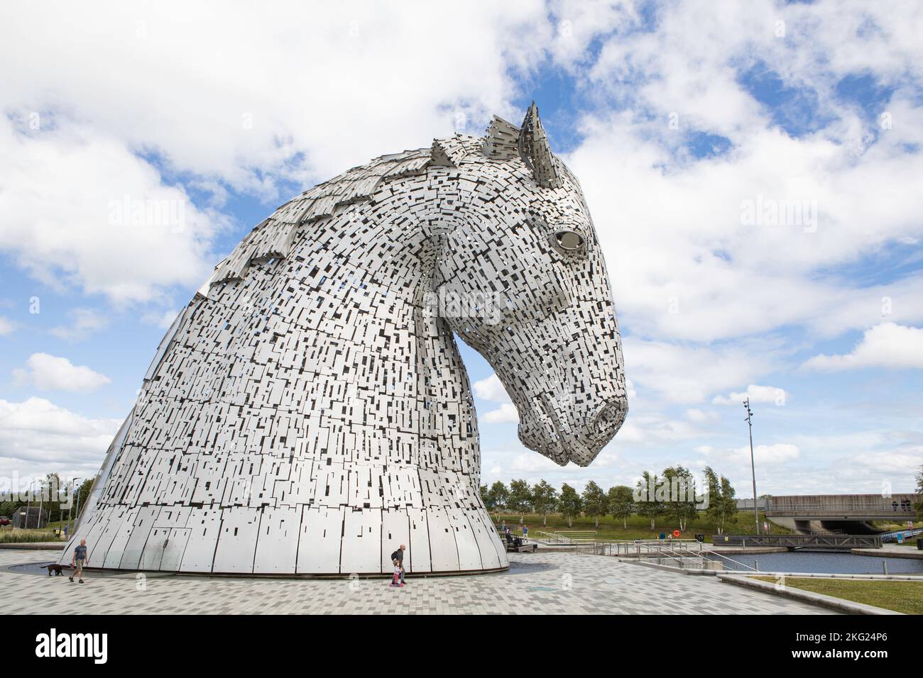 The Kelpies at the Helix, Falkirk, Scotland Stock Photo