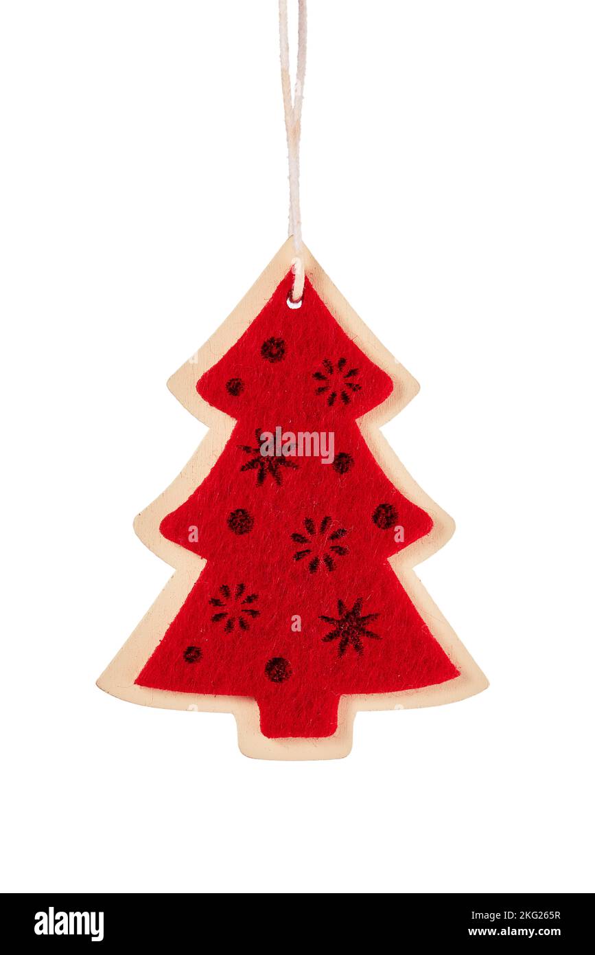 Christmas tree ornament, holiday winter decoration Stock Photo