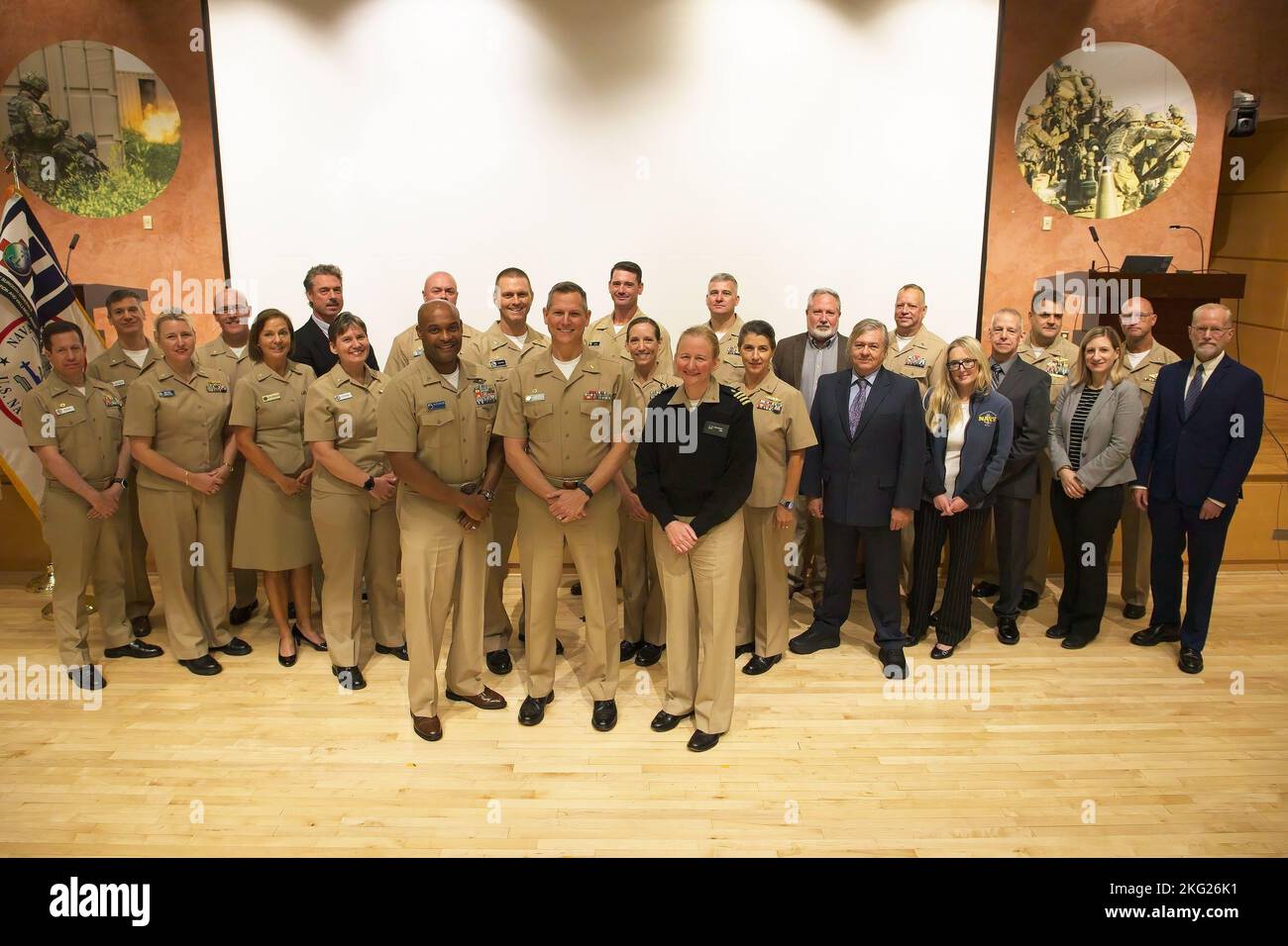 SILVER SPRING, Md. (Oct. 25, 2022) Leadership from the Naval Medical