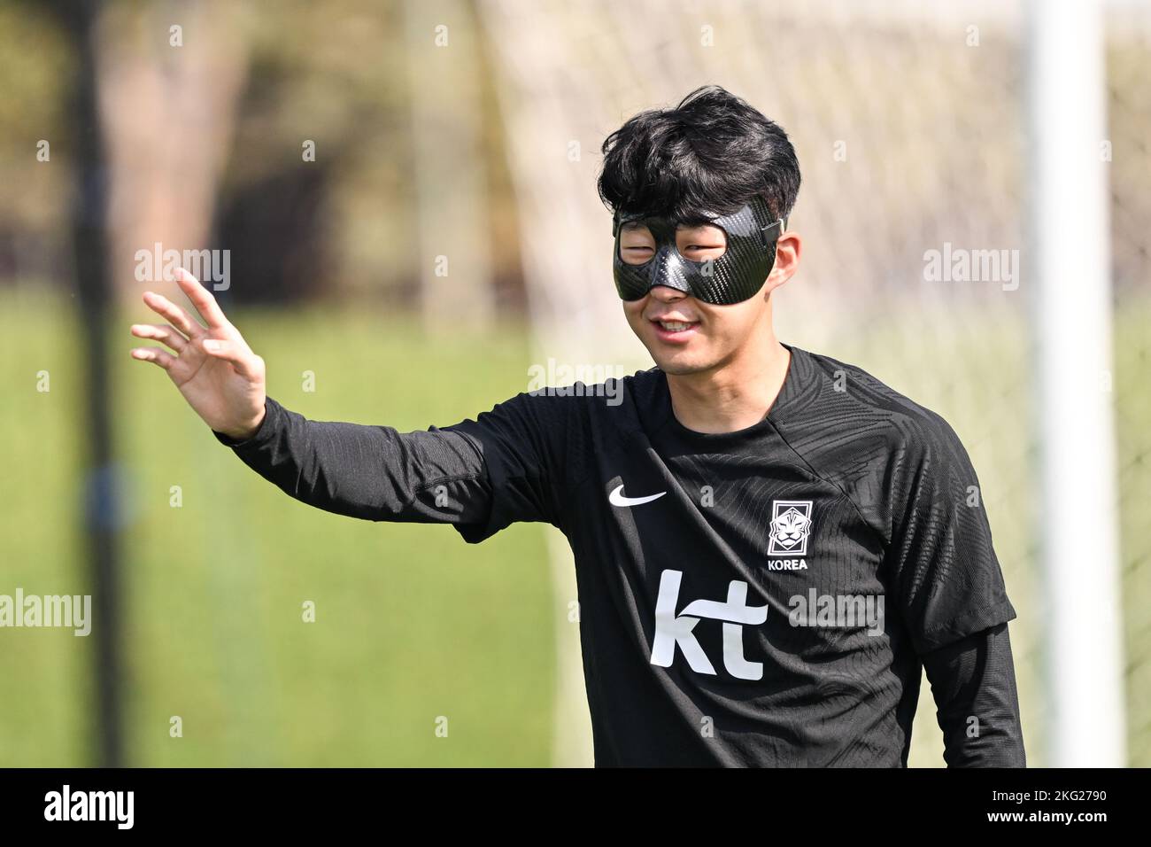 The South Korea national football team is training for FIFA World Cup Qatar 2022 in Doha City