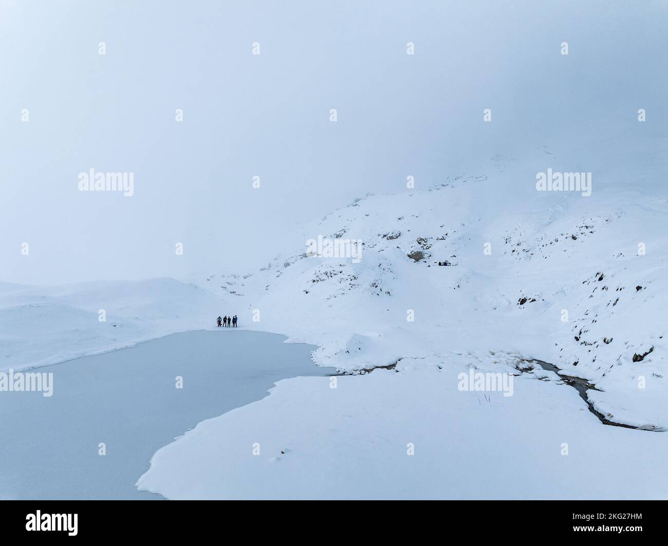 Aerial drone shot lake people hi-res stock photography and images - Alamy