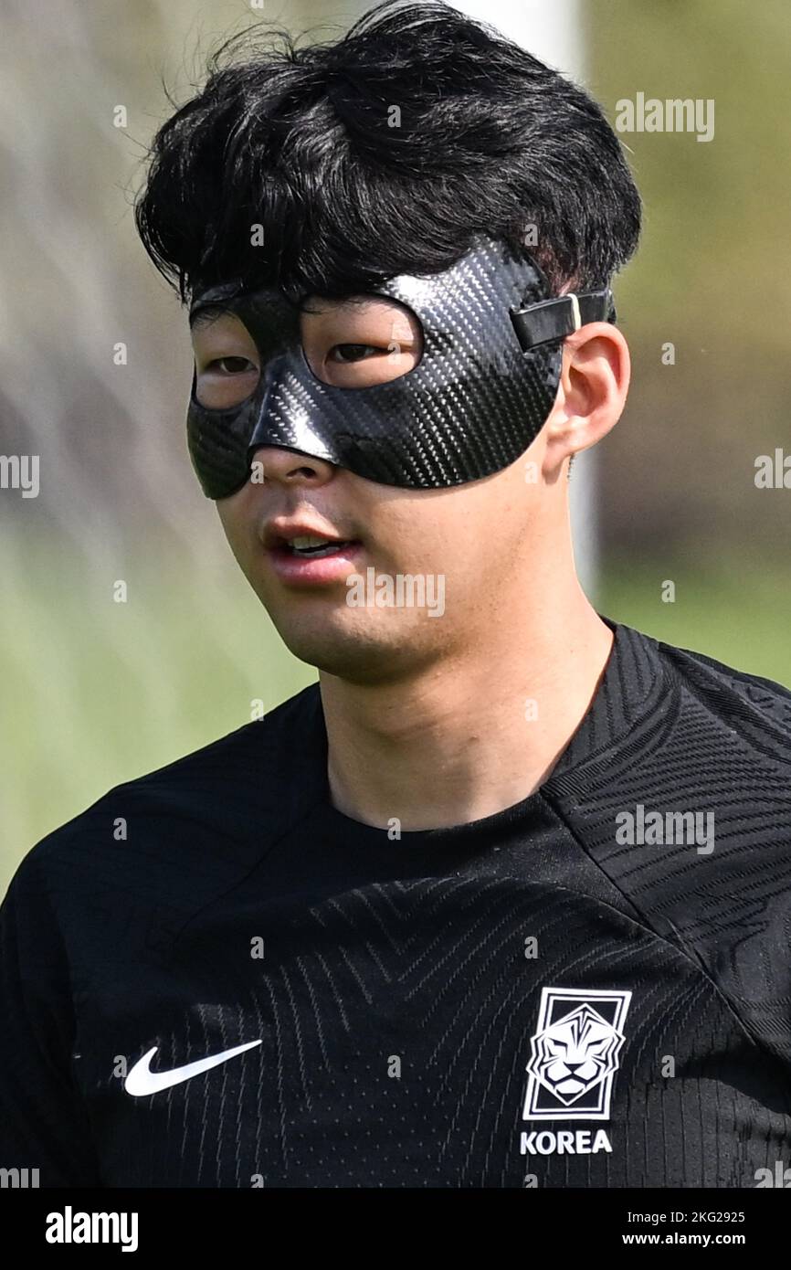 The South Korea national football team is training for FIFA World Cup Qatar 2022 in Doha City