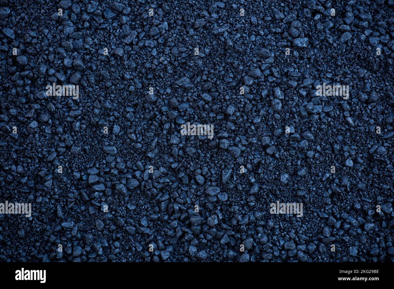 fresh asphalt texture bluish black color Stock Photo