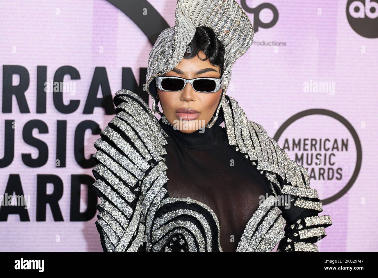 LOS ANGELES, CALIFORNIA, USA - NOVEMBER 20: Dencia (Reprudencia Sonkey) arrives at the 2022 American Music Awards (50th Annual American Music Awards) held at Microsoft Theater at L.A. Live on November 20, 2022 in Los Angeles, California, United States. (Photo by Xavier Collin/Image Press Agency) Stock Photo