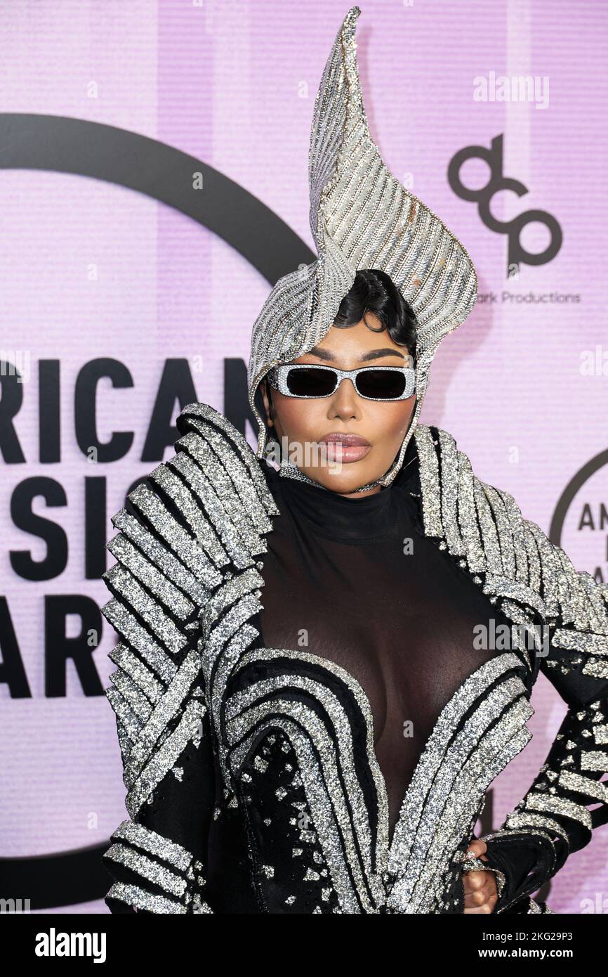 LOS ANGELES, CALIFORNIA, USA - NOVEMBER 20: Dencia (Reprudencia Sonkey) arrives at the 2022 American Music Awards (50th Annual American Music Awards) held at Microsoft Theater at L.A. Live on November 20, 2022 in Los Angeles, California, United States. (Photo by Xavier Collin/Image Press Agency) Stock Photo