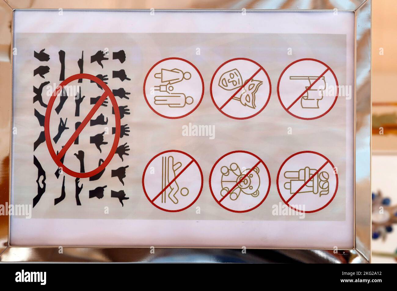 Dress code and manners in muslim mosque. Sheikh Zayed Mosque. Abu Dhabi. United Arab Emirates