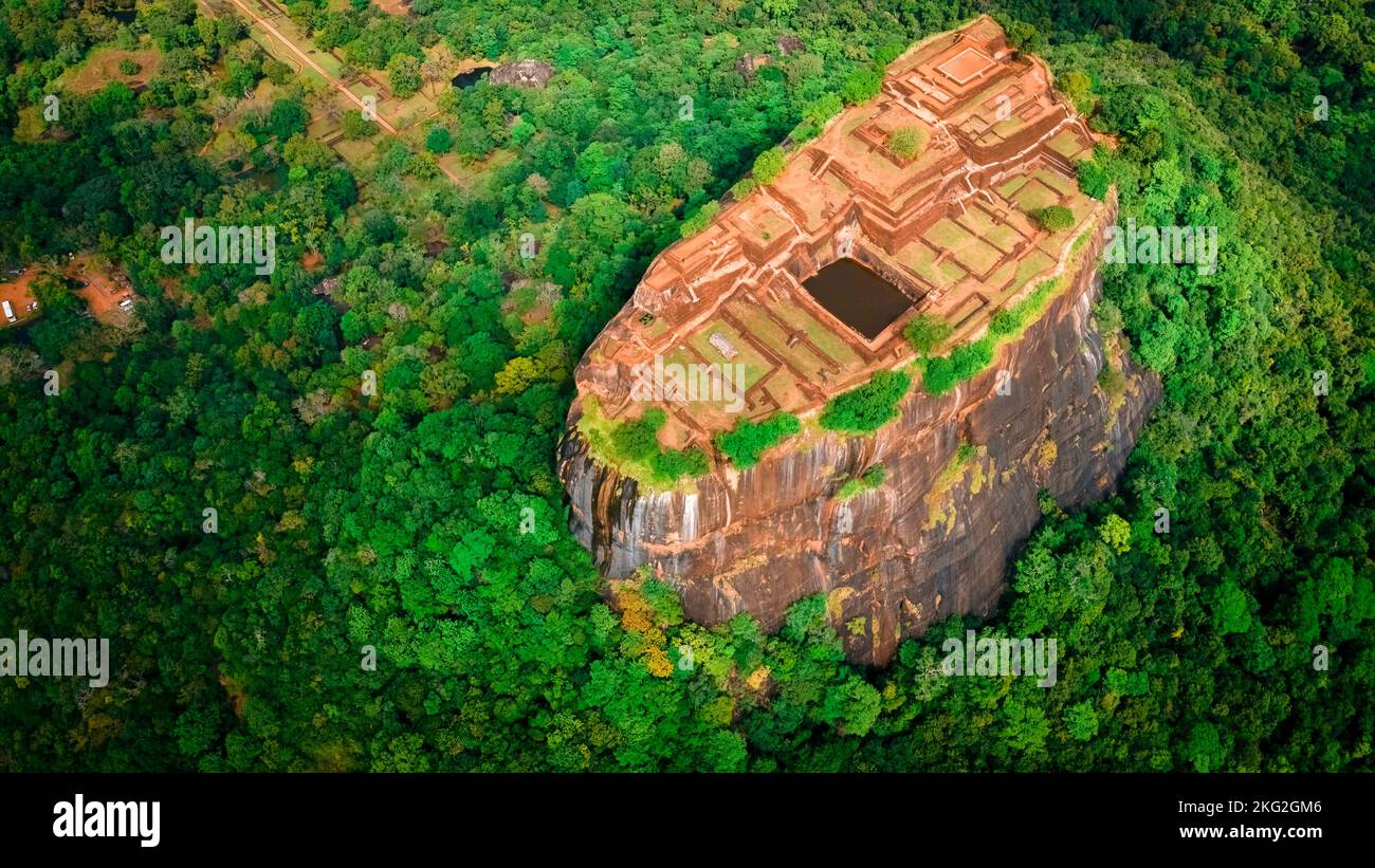 Sigiriya Rock, Sri Lanka  - 8th Wonder Stock Photo