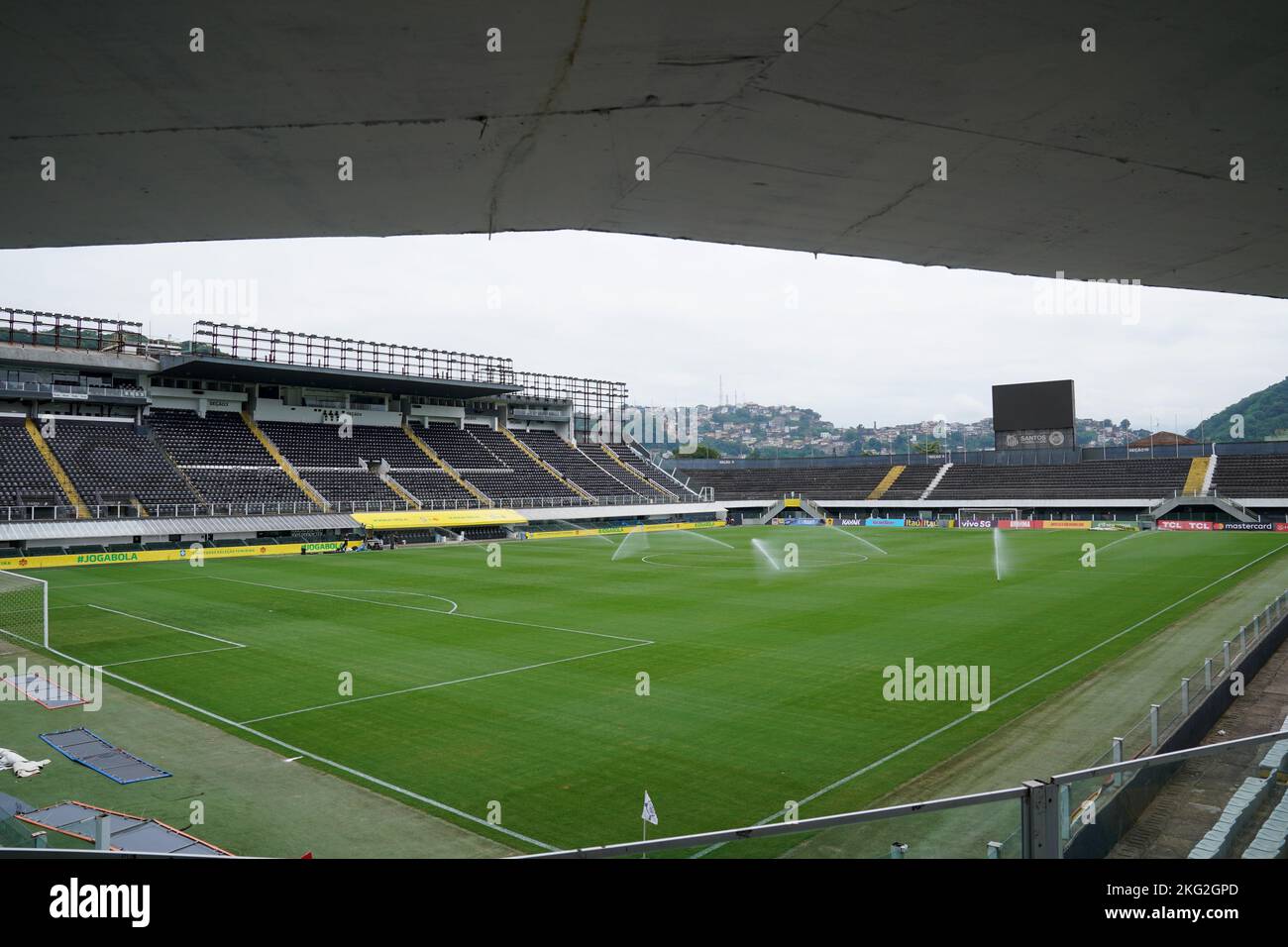 Santos, Brazil, November 11th 2022 General view inside the stadium